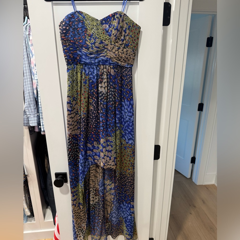 Max and Cleo peacock high-low dress - Picture 5 of 6